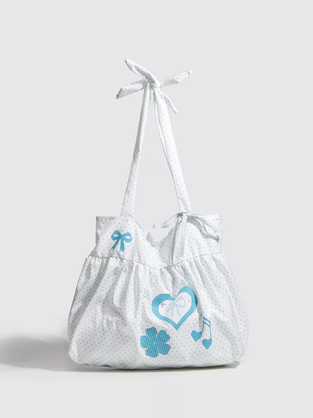 Polka Dot Heart Shoulder Bag, image 2