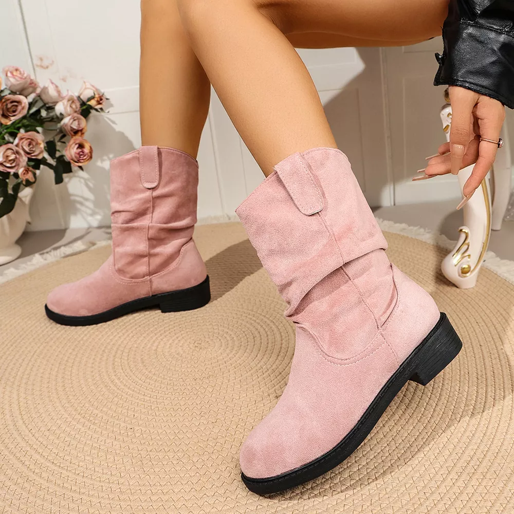 Round Toe Slouchy Boots, image 9