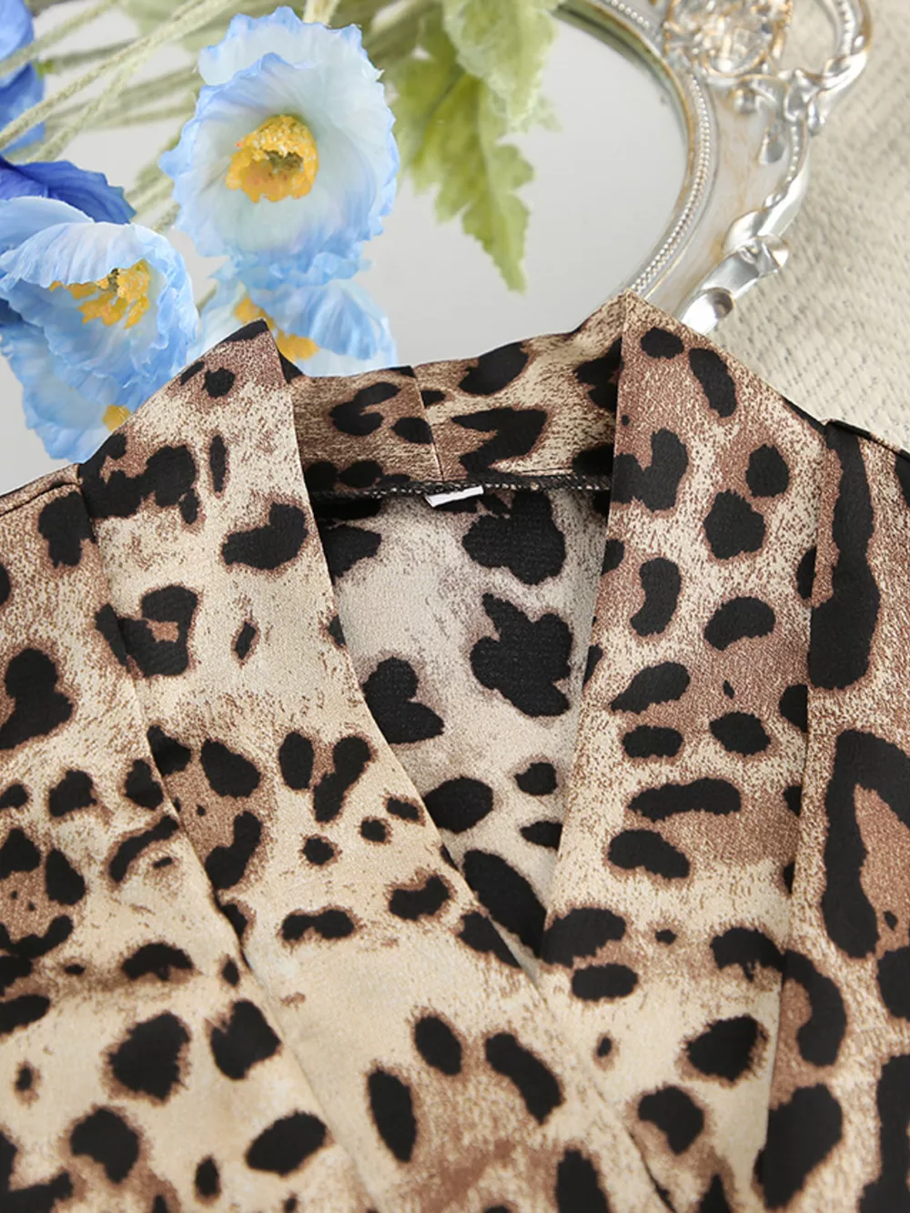 Leopard Bra & Cardigan and Shorts Set, image 10