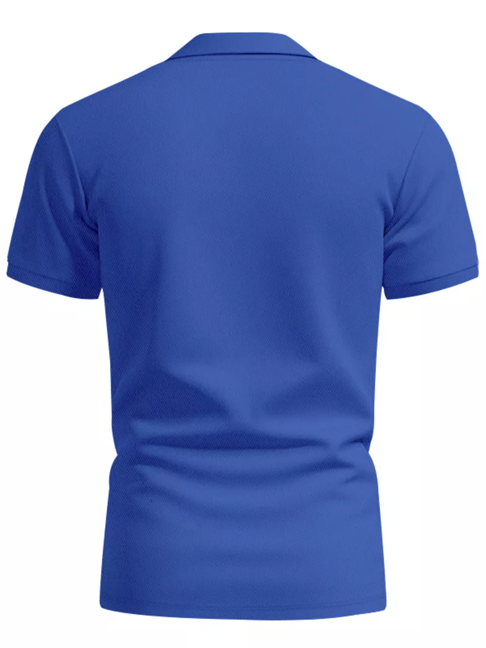 Men's Full Size Button Detail Short Sleeve Polo Plus Size, image 6