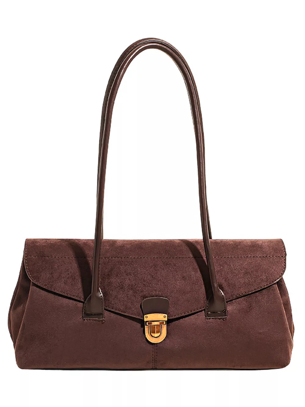 Vintage Buckle Closure Shoulder Bag, image 4