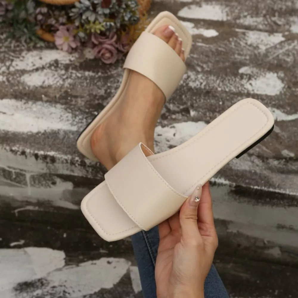 Open Toe Flats Sandals
