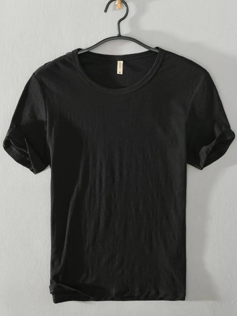 Men's Plus Size Basic Style Round Neck Short Sleeve T-Shirt, image 4