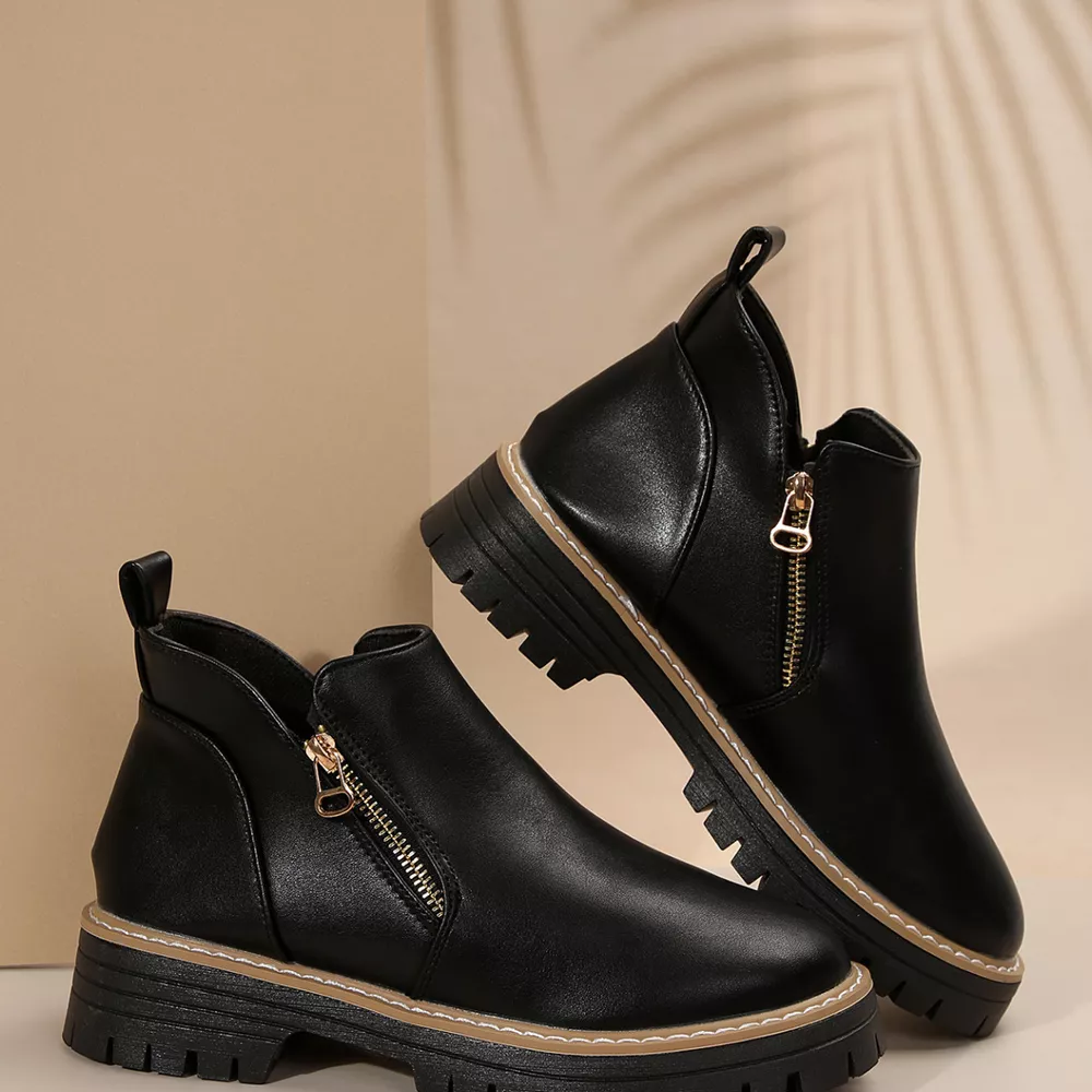 Ankle Boots with Zipper Detail, image 5