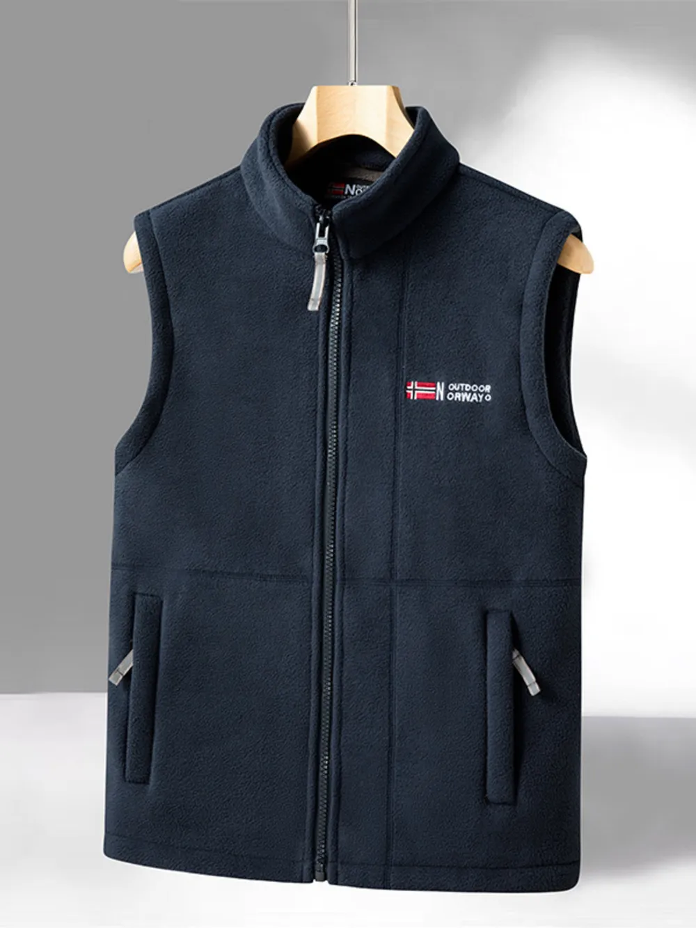 Men's Zip Up Vest, image 2
