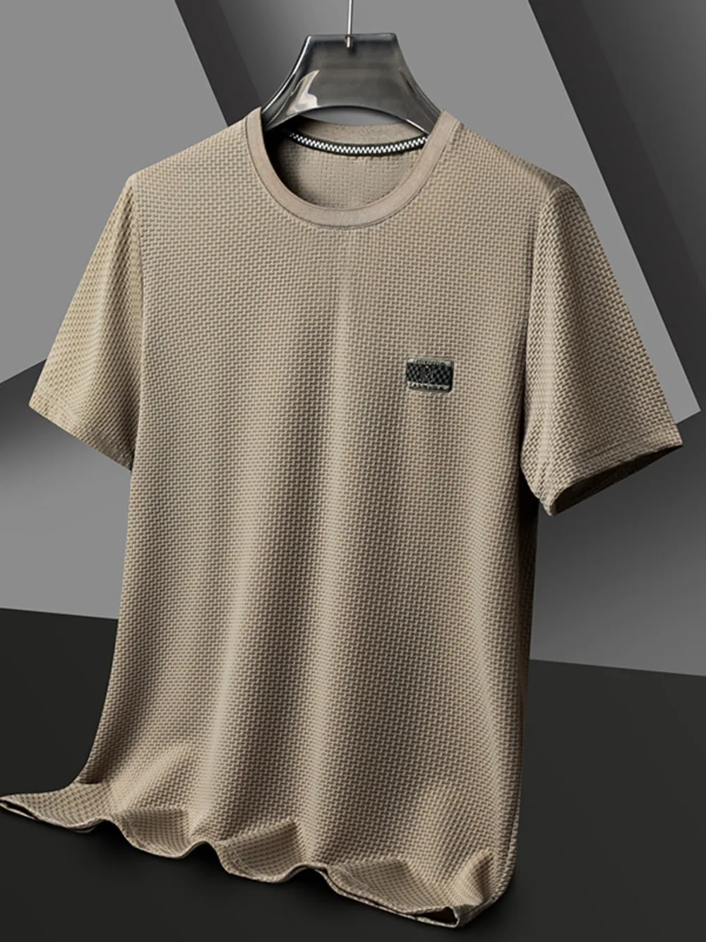 Men's Plus Size Breathable Short Sleeve T-Shirt, image 5