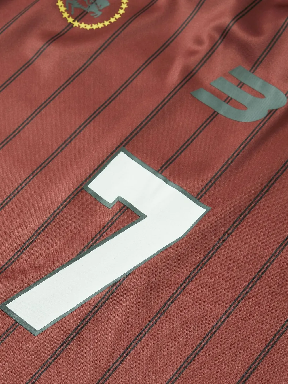 Men's Number 7 Striped Short Sleeve T-Shirt, image 3