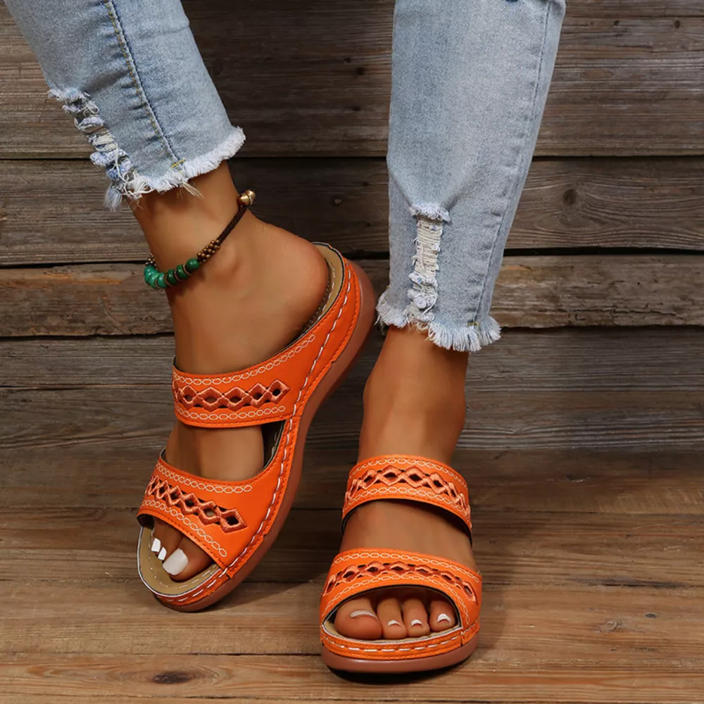 Open Toe Wedge Sandals, image 12