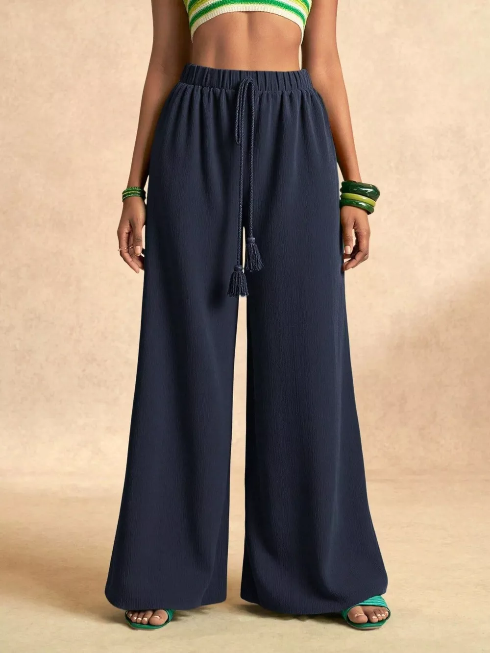 High-Waisted Wide-Leg Pants, image 12