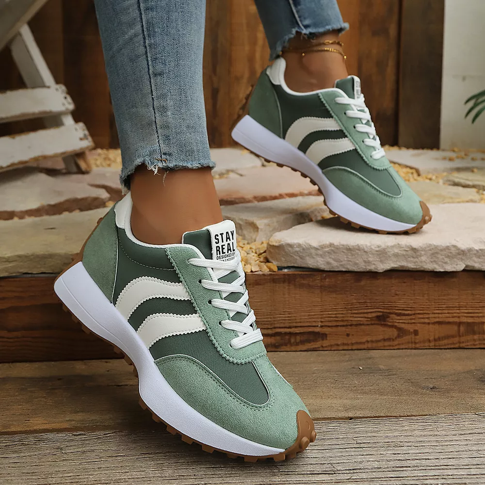 Round Toe Lace Up Sneakers, image 9