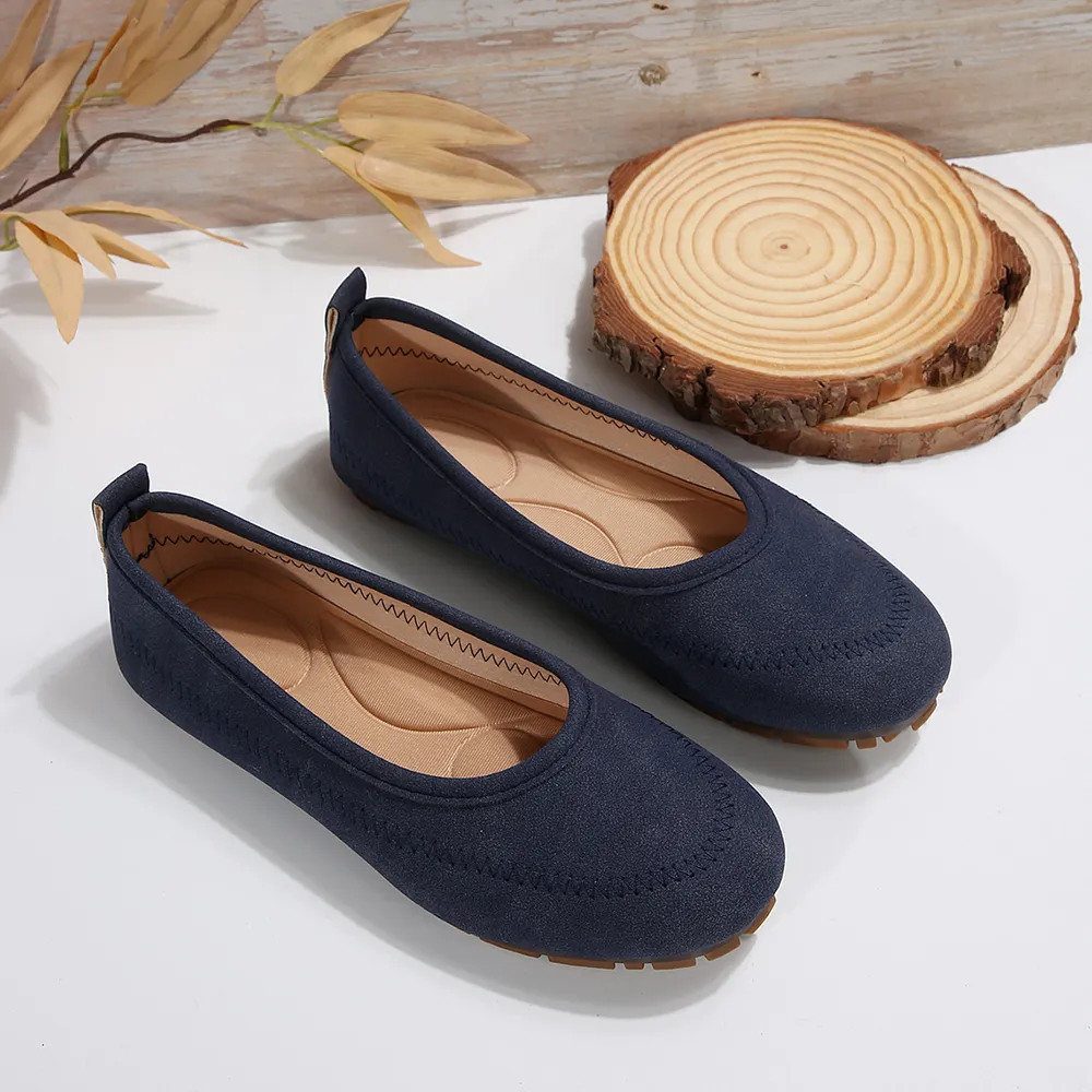 Round Toe Flat Slip-Ons, image 6