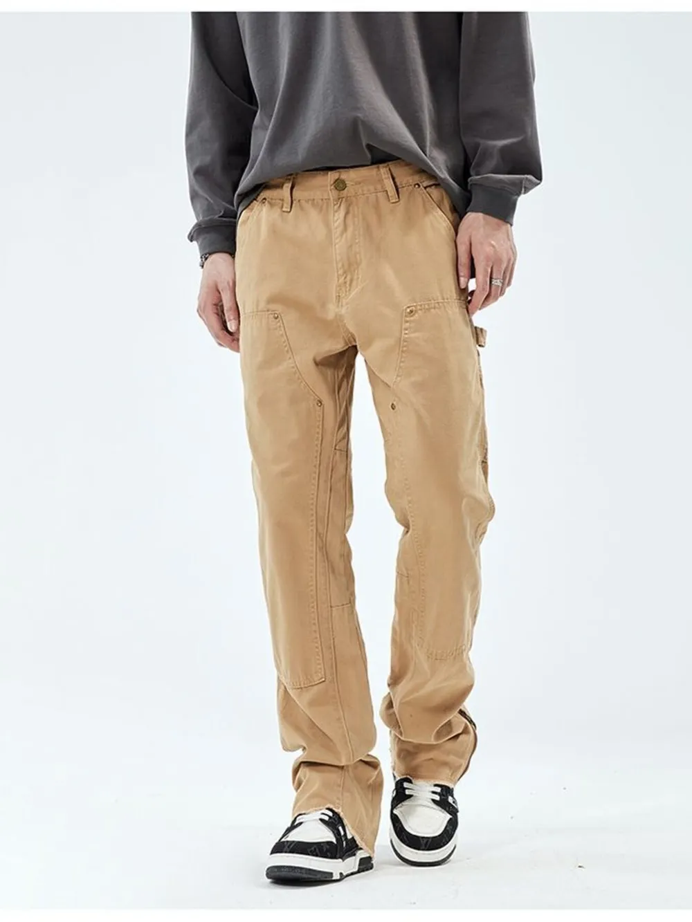Men's Wide Leg Jeans, image 5