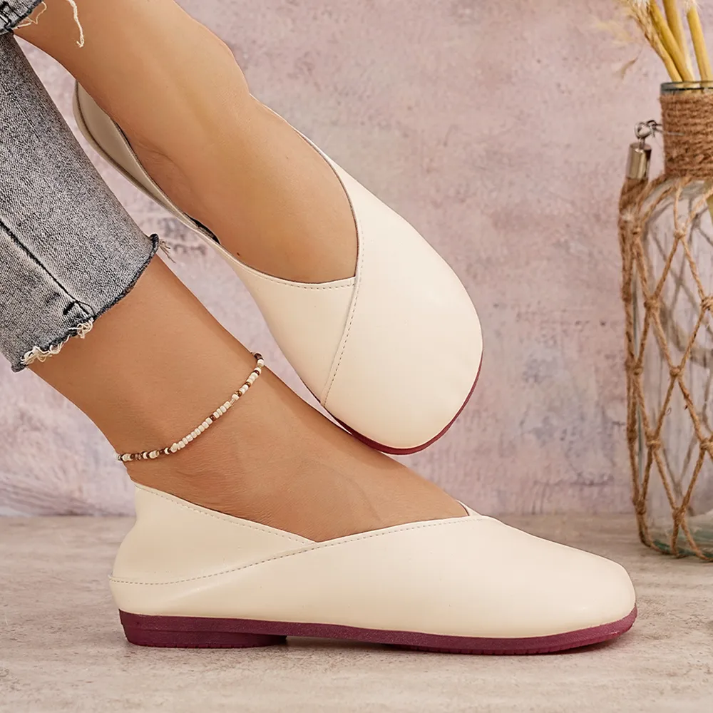 Round Toe Flats Slip-Ons, image 11