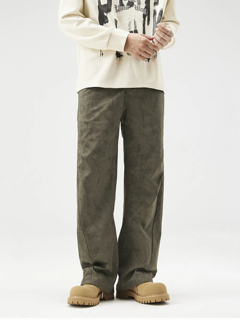 Men's Plus Size Wide Leg Pants, image 3