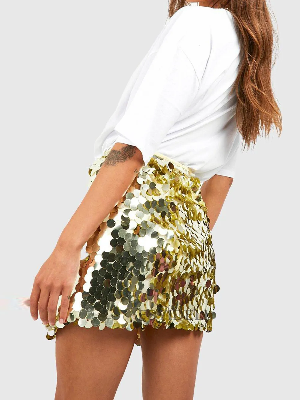 Sequin Mini Skirt, image 9