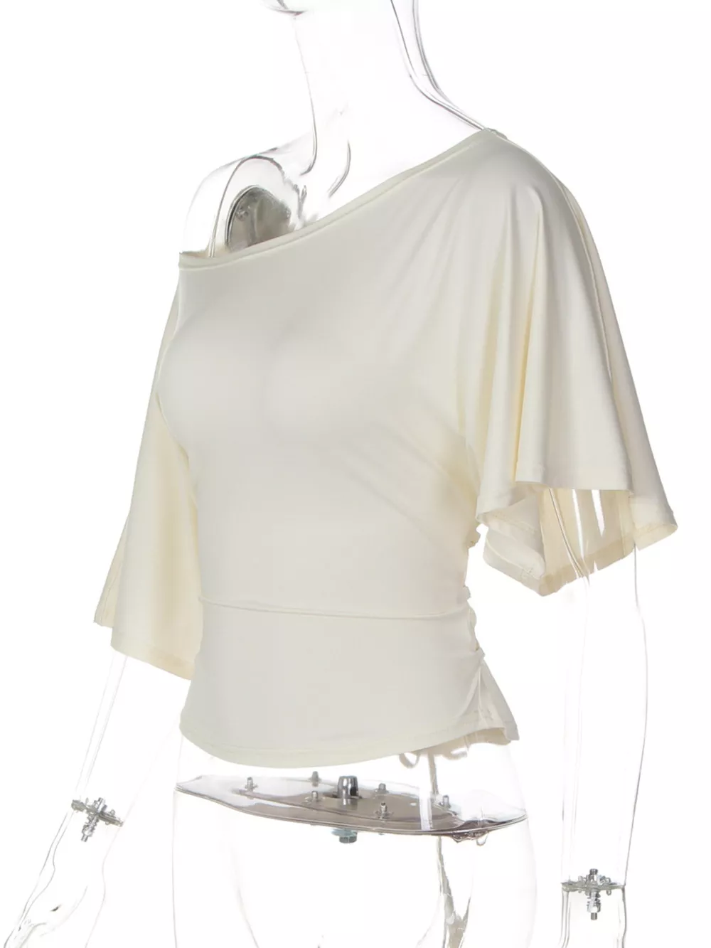 Boat Neck Short Sleeve T-Shirt, image 13