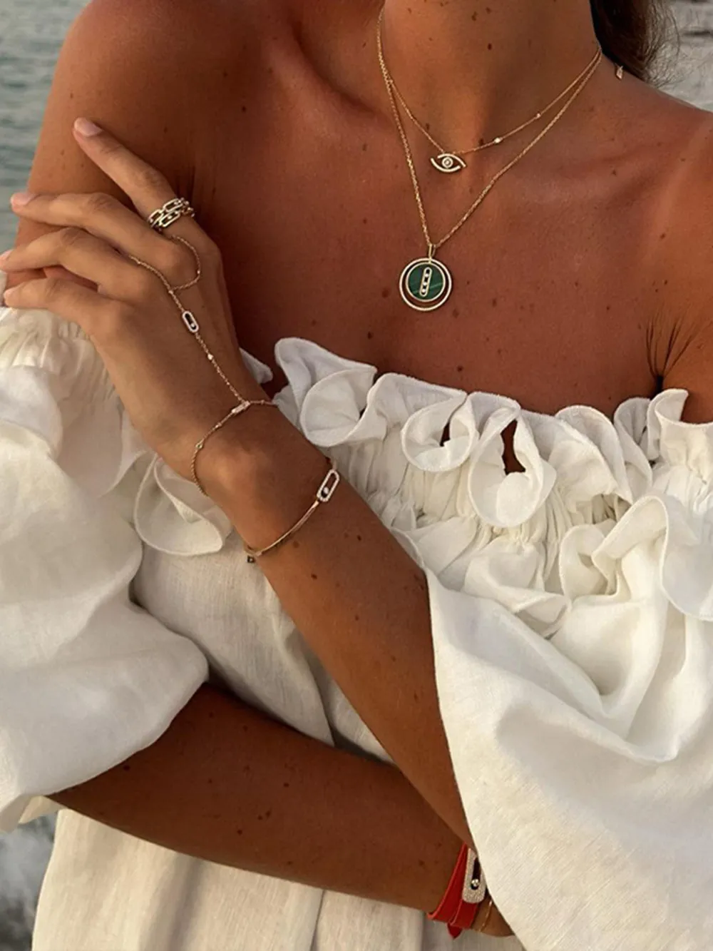 Side Slit Off-Shoulder Dress, image 4
