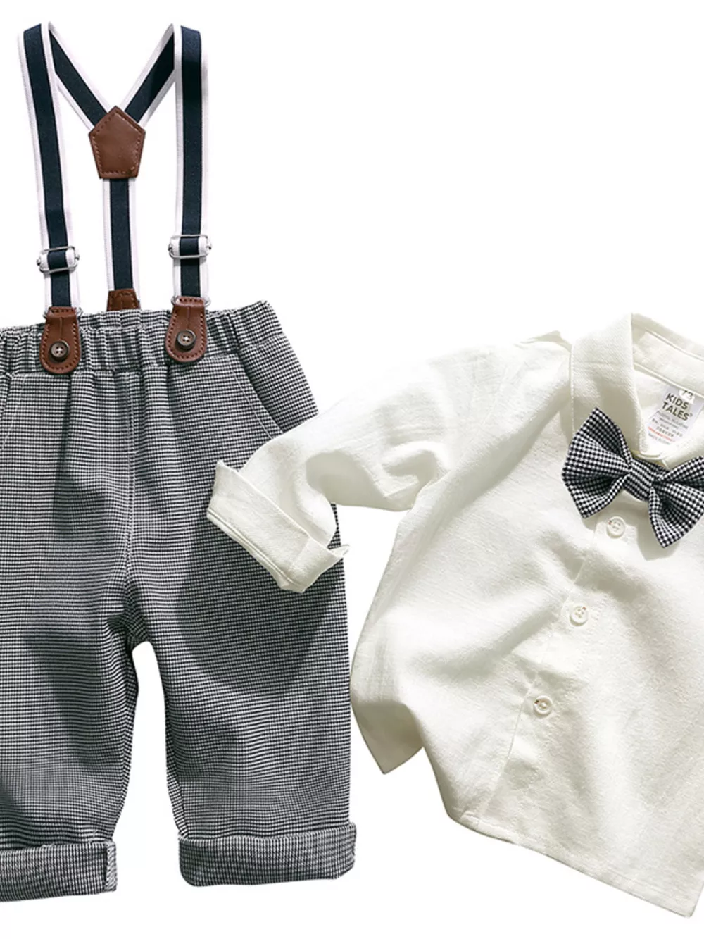 Children's Button Up Shirt and Overall Set, image 5