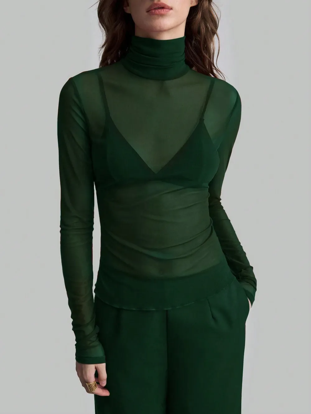 Turtleneck Long Sleeve Top, image 11