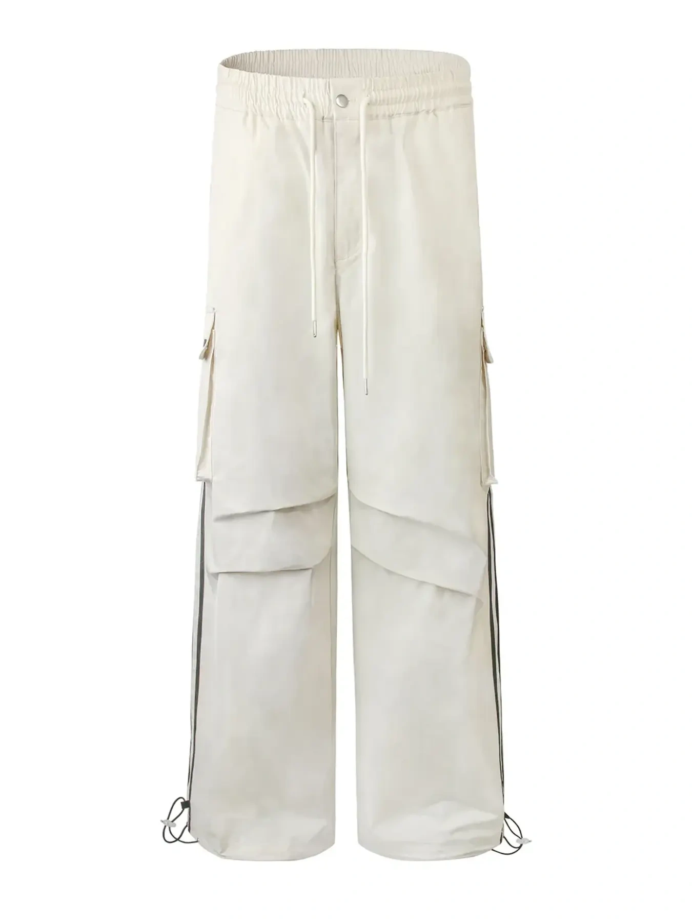 Men's Drawstring Wide Leg Pants