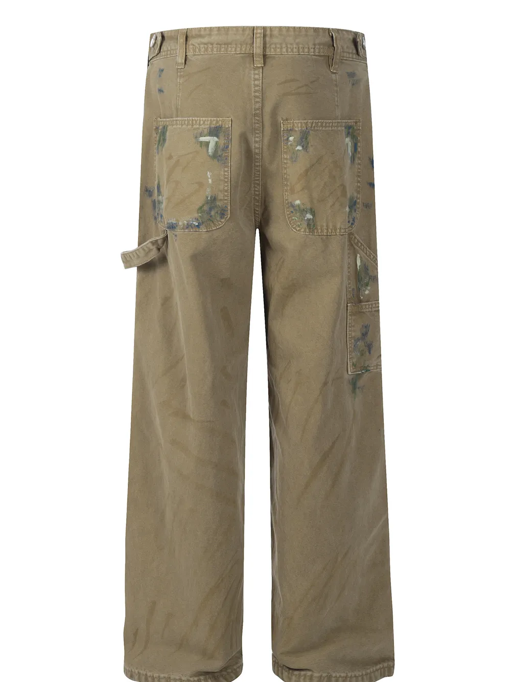 Men's Wide Leg Cargo Jeans, image 4