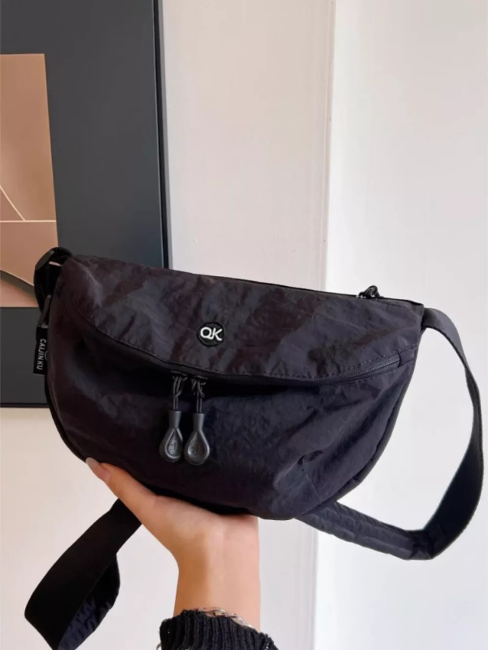 Lightweight Nylon Crossbody Bag, image 5