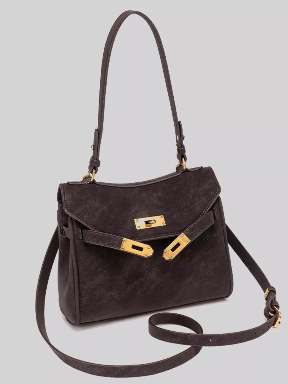 Gold-Tone Hardware Crossbody Bag, image 8