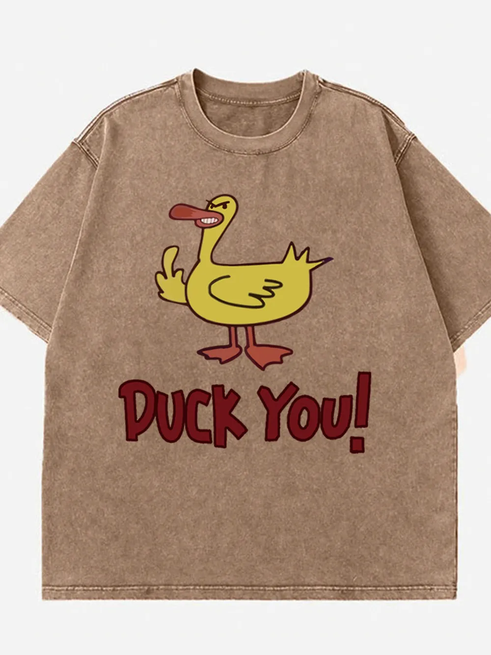 Duck Graphic Oversized Round Neck T-Shirt, image 11