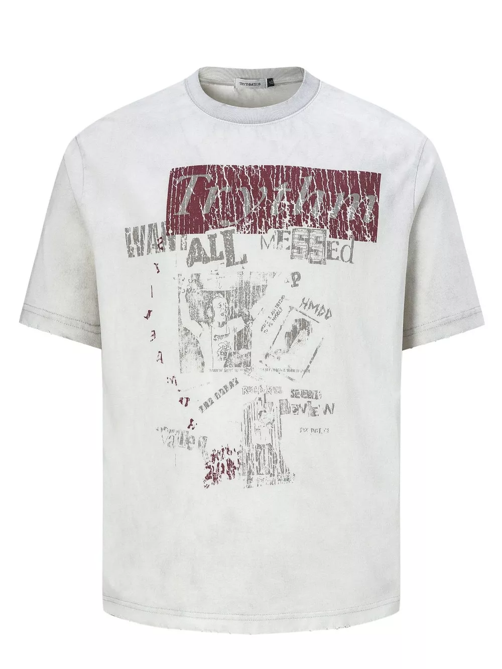 Men's Vintage Graphic Oversized T-Shirt, image 3