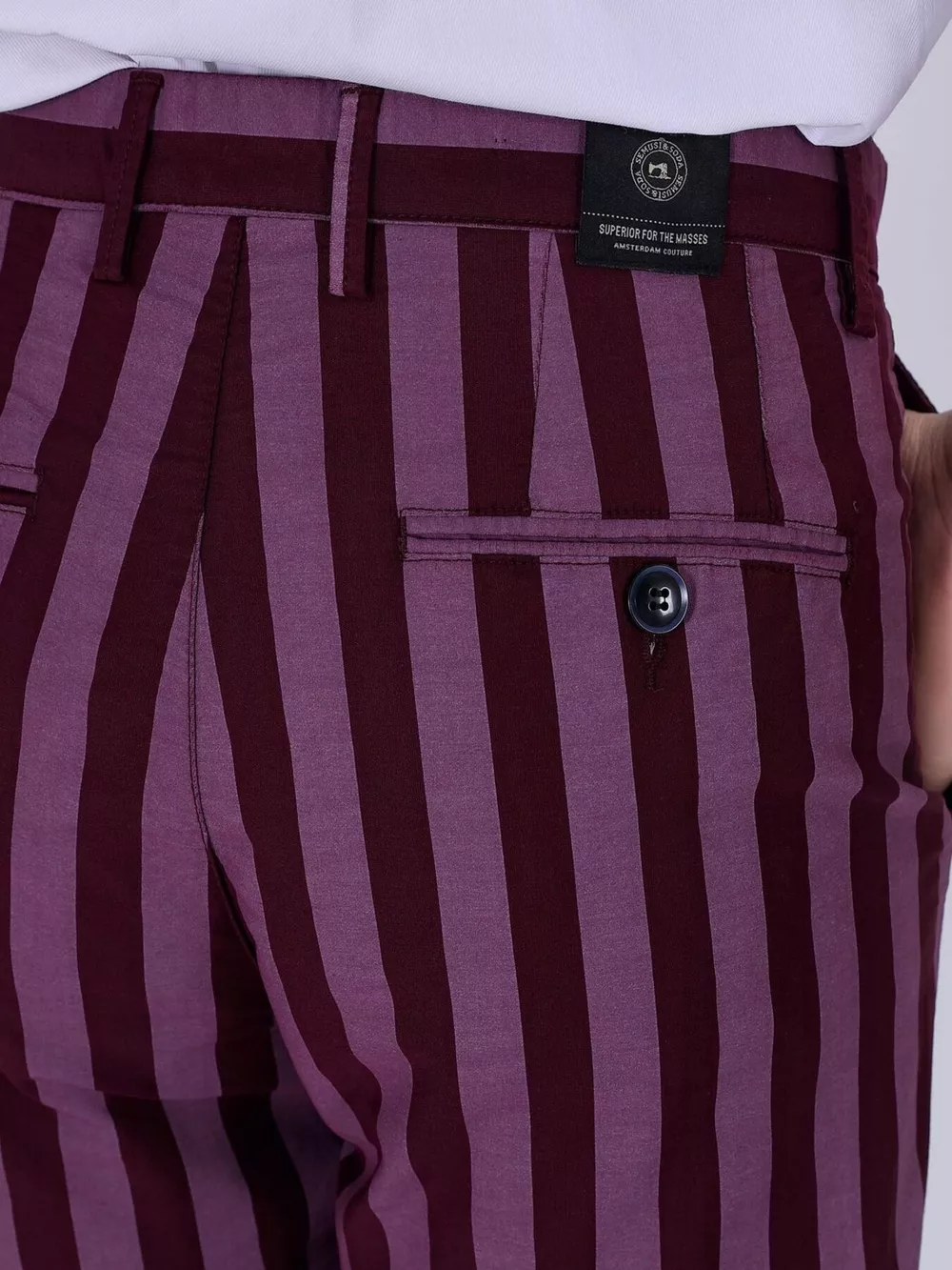 Men's Striped Slim-Fit Pants, image 6