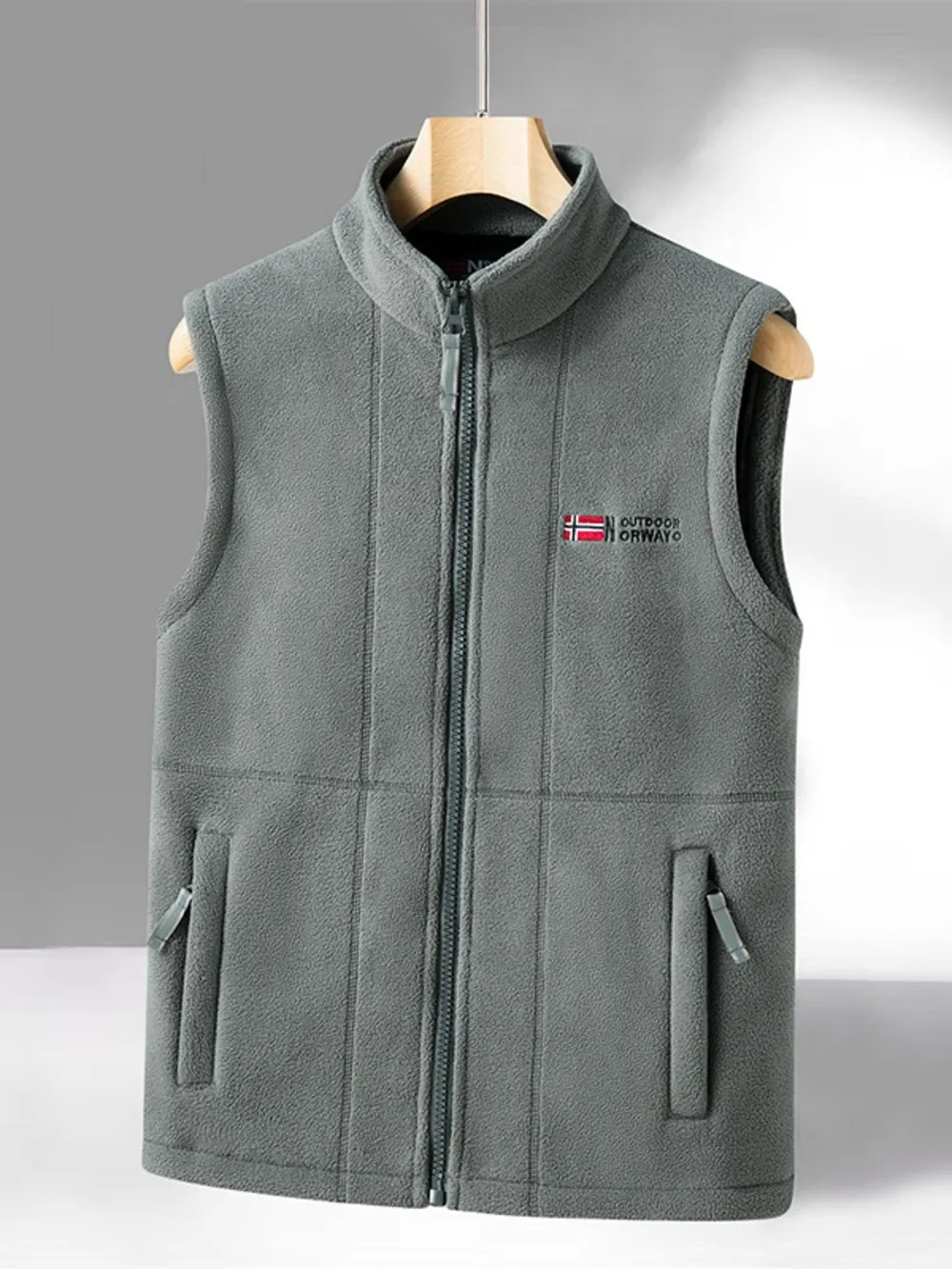 Men's Zip Up Vest, image 6