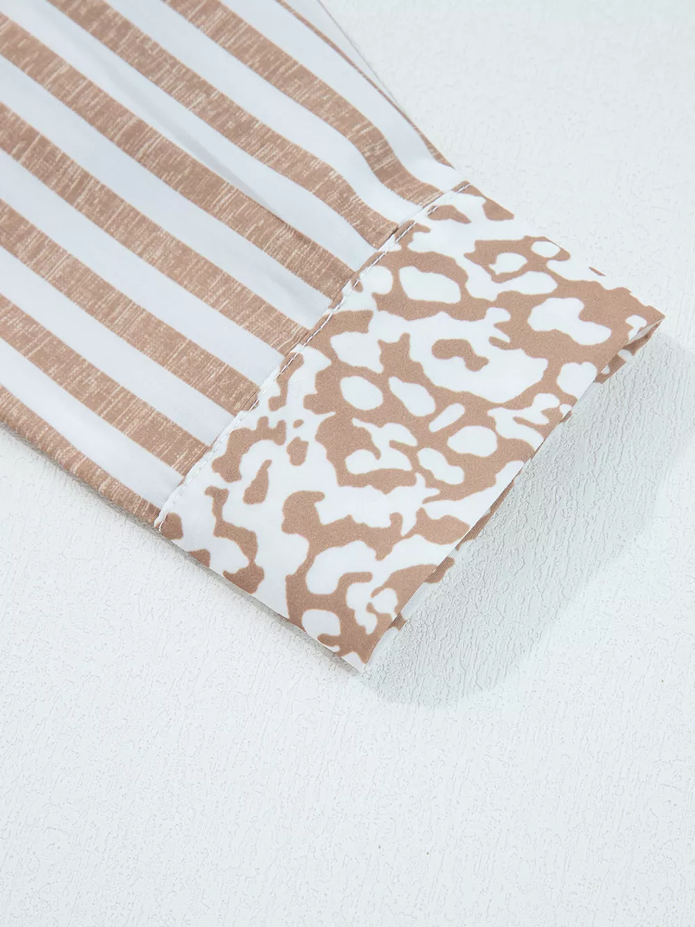 Leopard Striped Western Casual Shirt, image 5