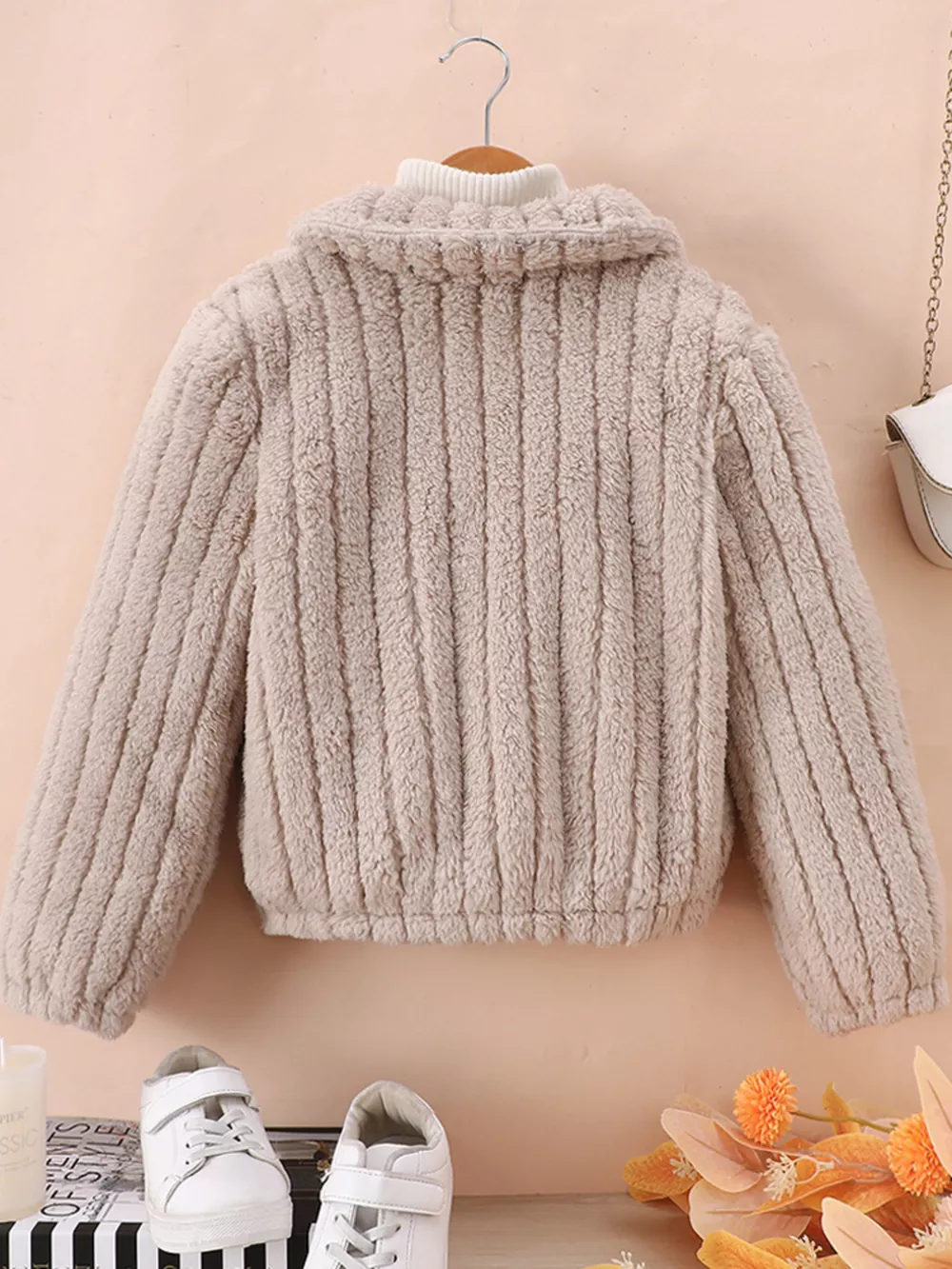 Children's Cozy Fleece Button-Down Jacket, image 2
