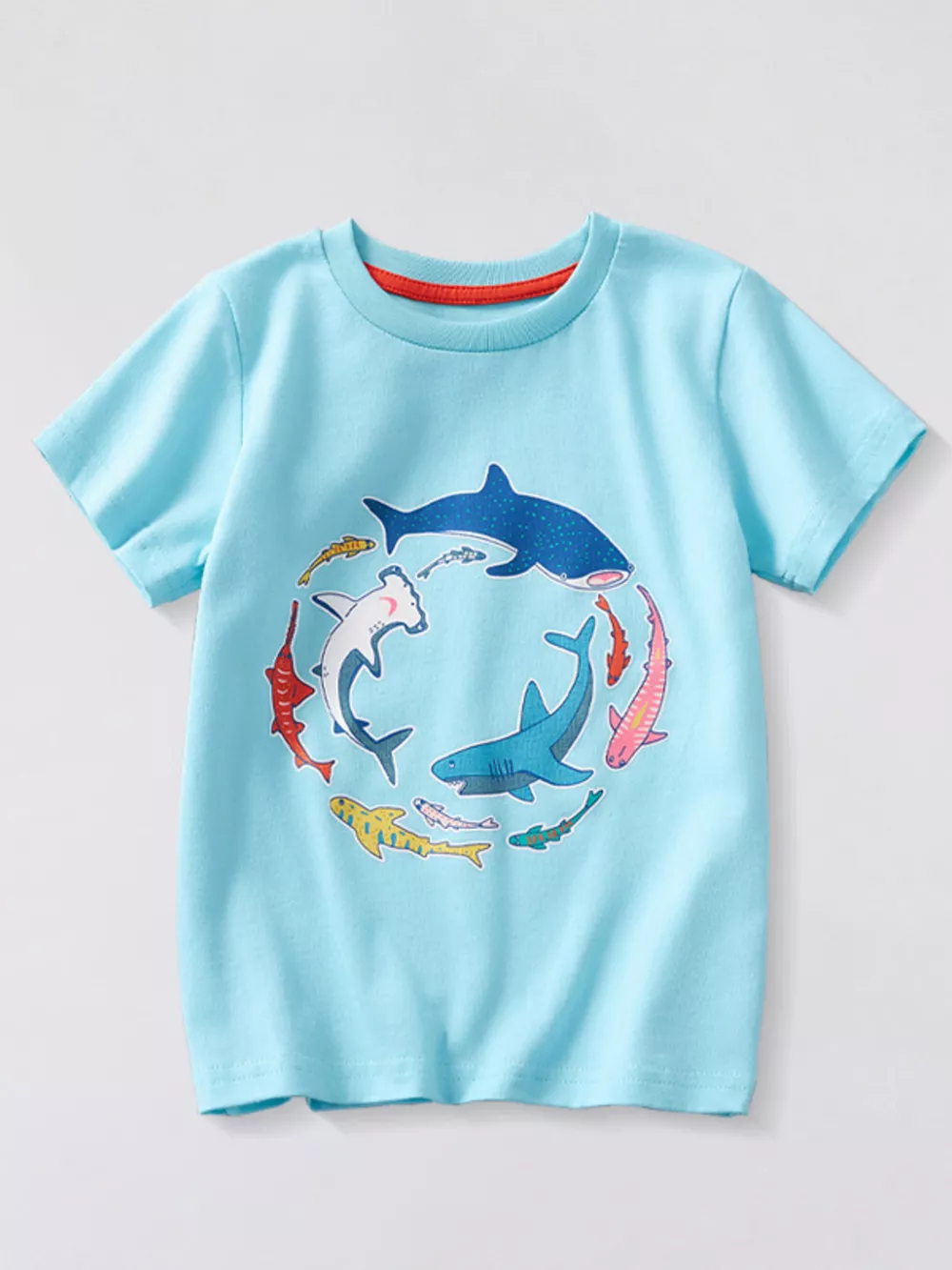 Children's Animal Graphic Short Sleeve T-Shirt, image 5