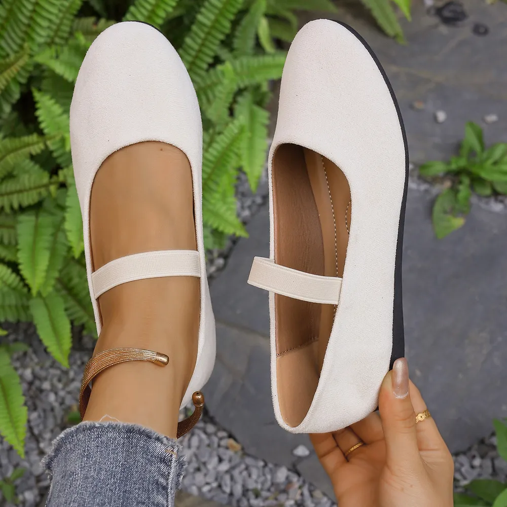 Round Toe Flats Slip-Ons, image 8