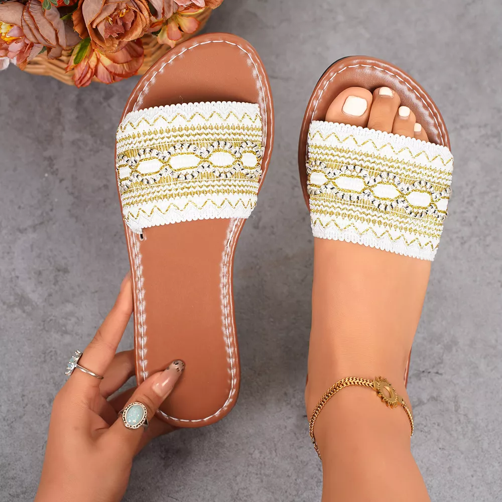 Open Toe Flat Sandals, image 12