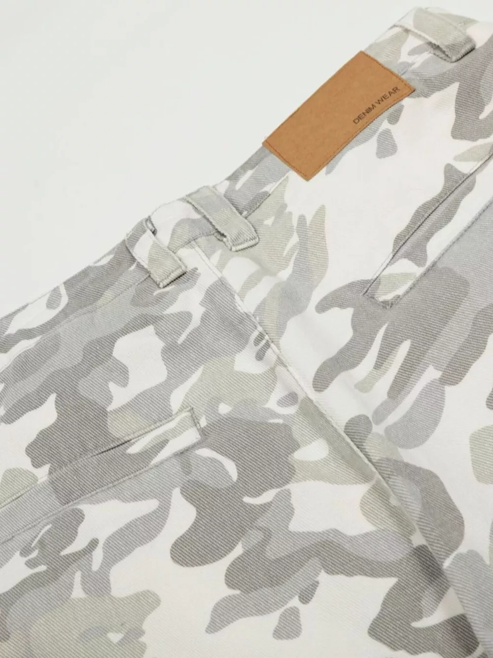 Men's Camouflage Wide-Leg Cargo Pants, image 4