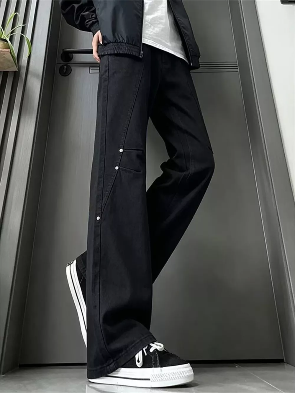 Men's Full Size Vintage Wide-Leg Jeans Plus Size, image 5