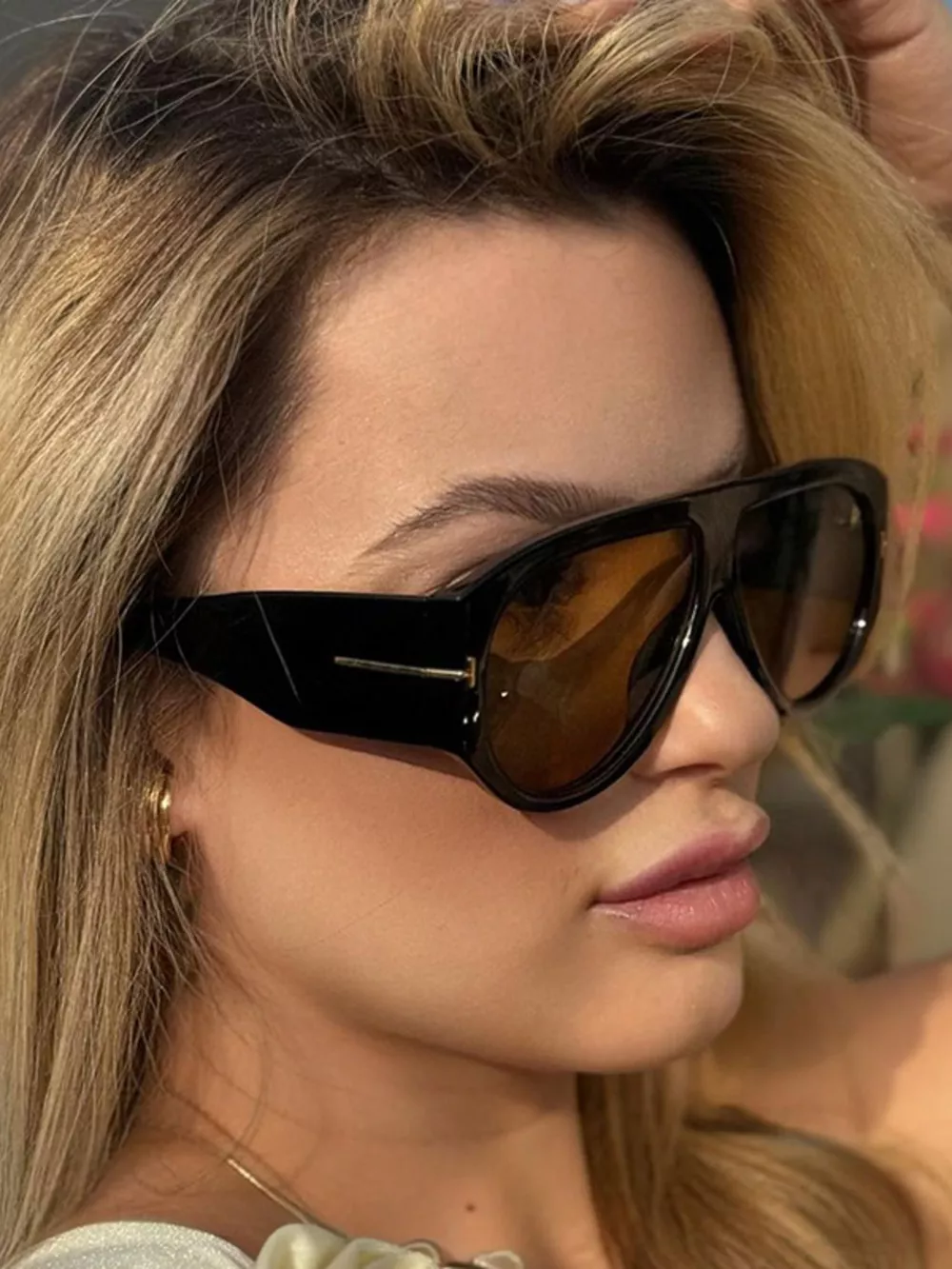 Gradient Lenses Oversized Sunglasses, image 4