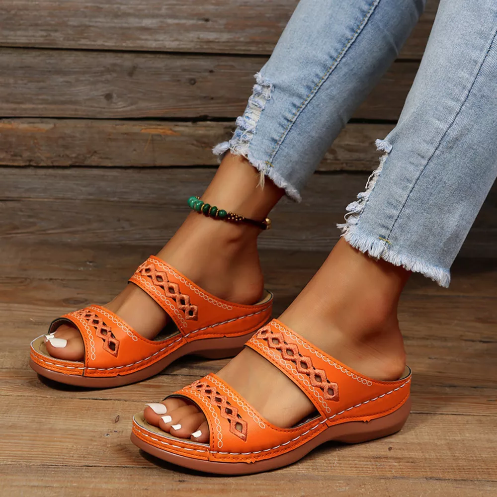 Open Toe Wedge Sandals, image 13