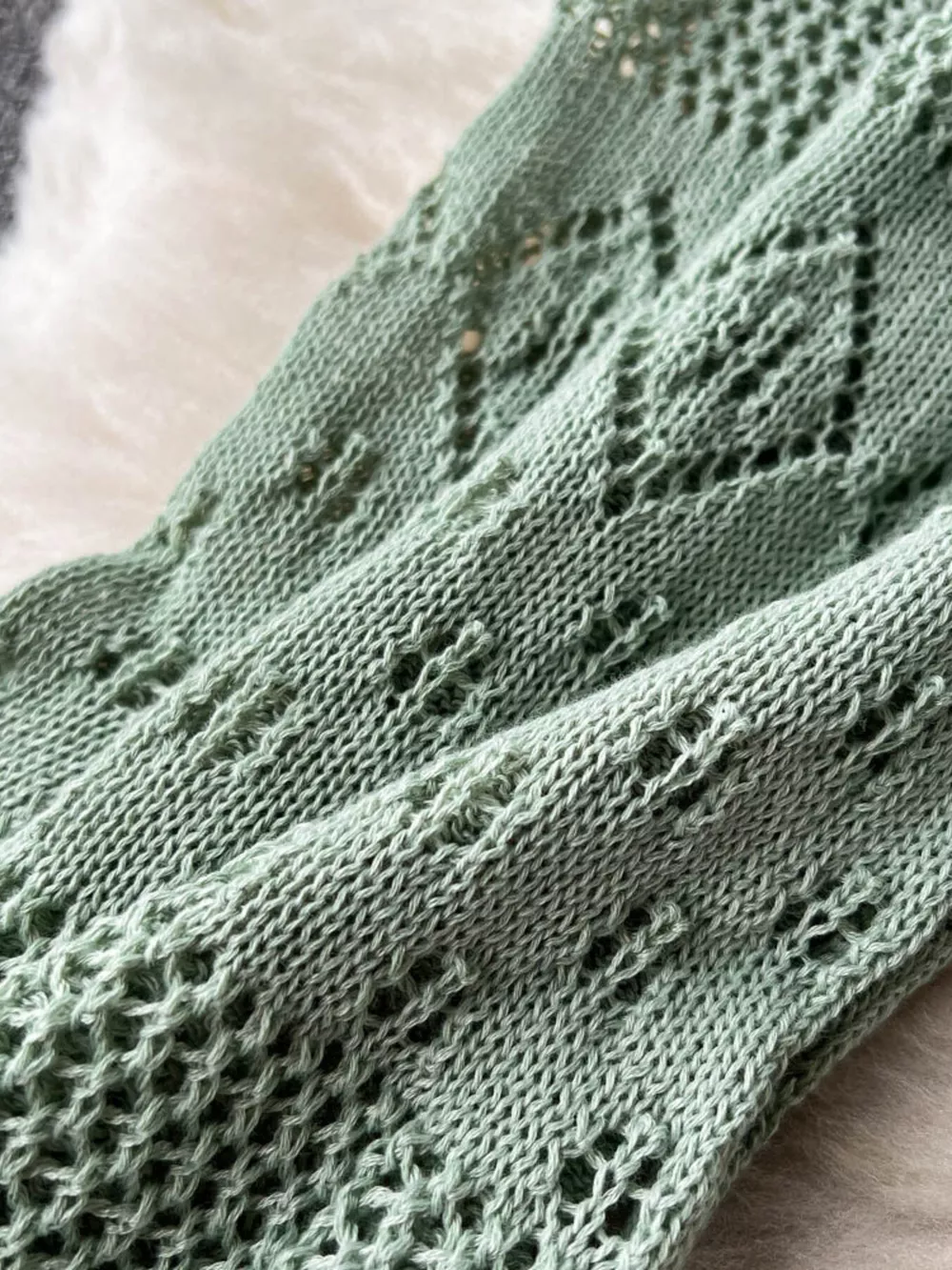Crochet Knit Halter Neck Top and Wide Leg Pants Set, image 10