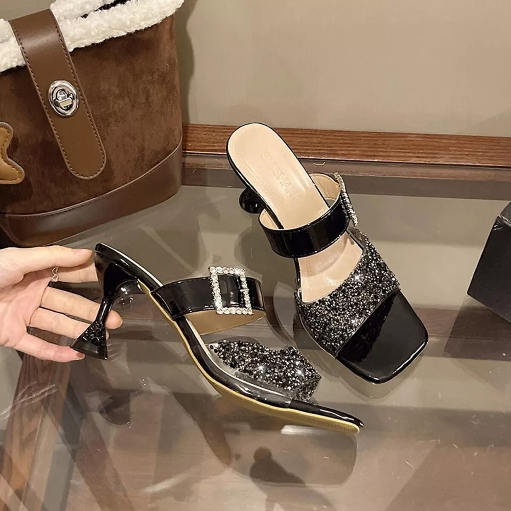 Open Toe Block Heels Sandals, image 2