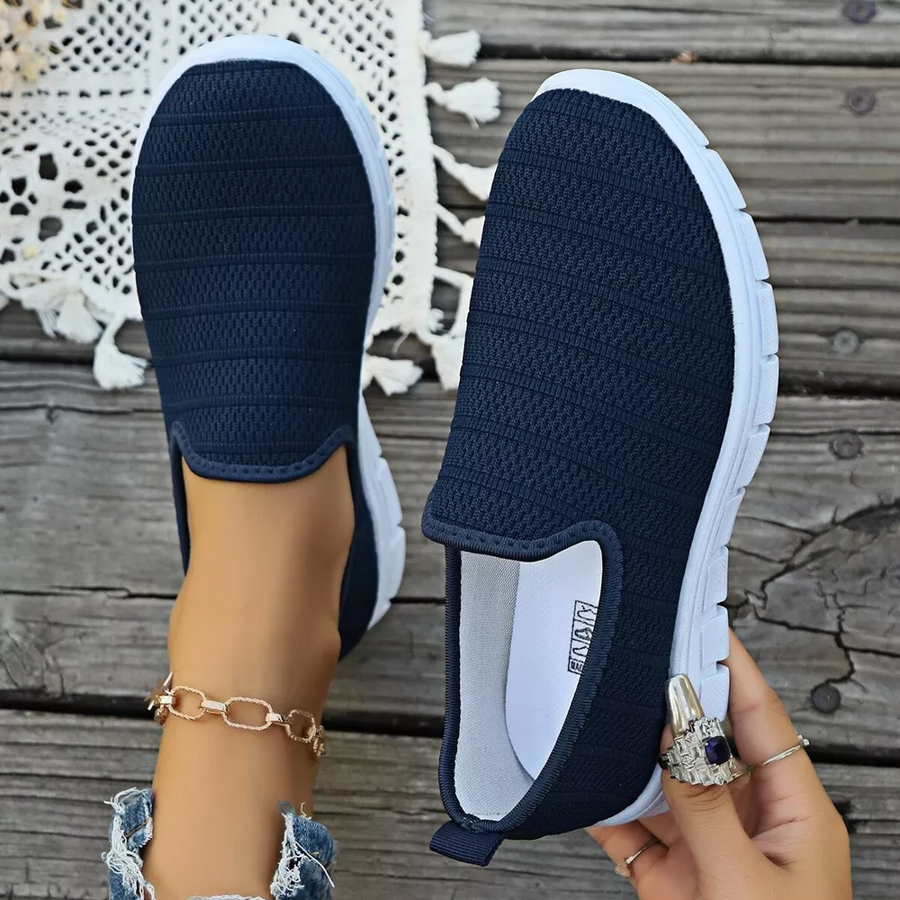 Round Toe Mesh Slip-Ons, image 10
