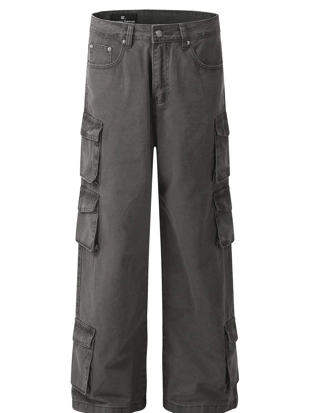 Men's Wide Leg Multi-Pocket Cargo Pants