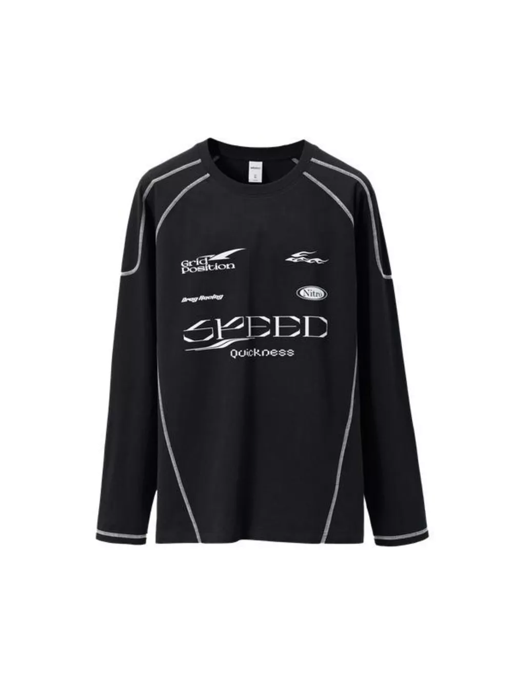 Men's Letter Graphic Long Sleeve T-Shirt, image 5