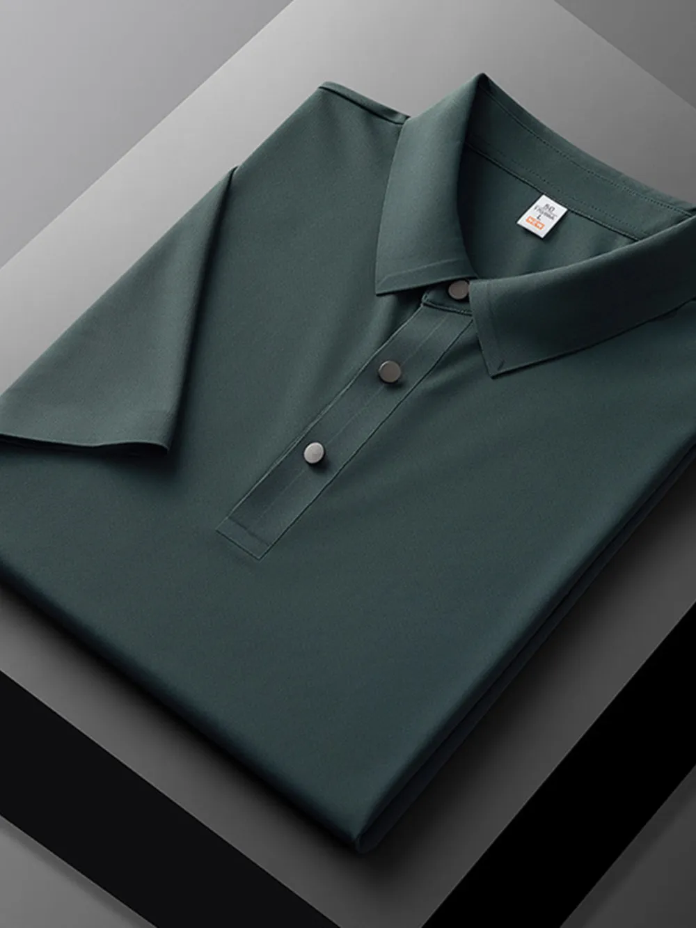 Men's Plus Size Short Sleeve Polo Shirt, image 10