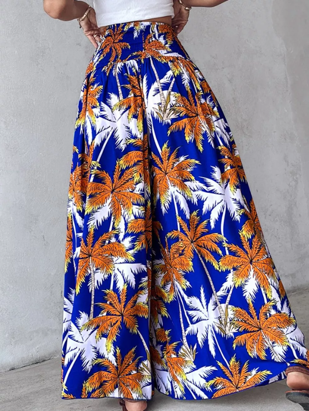 Printed Wide-Leg Pants, image 29