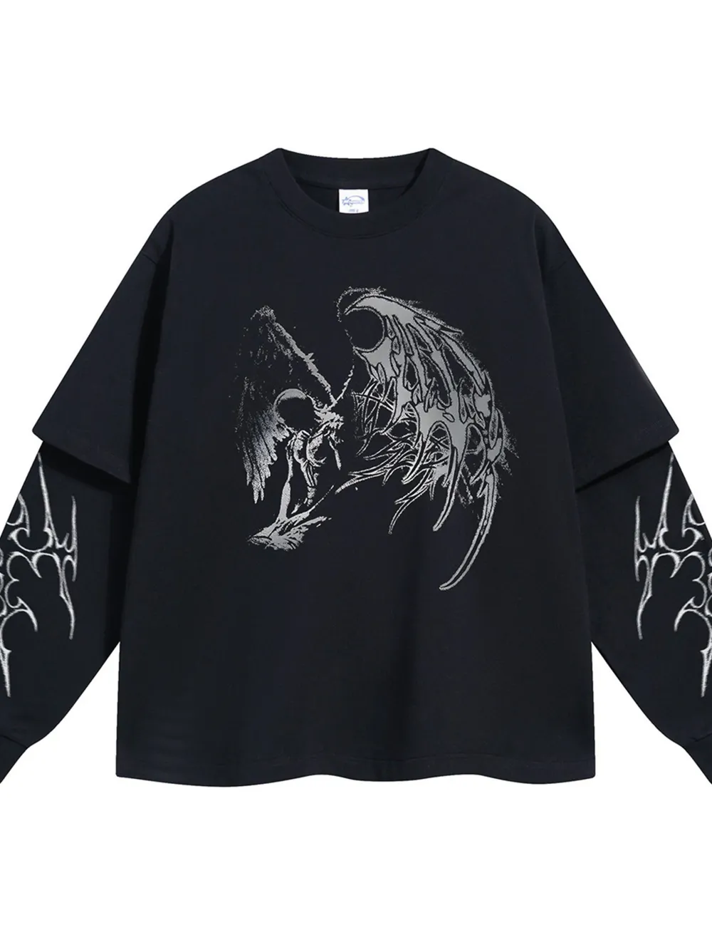 Men's Plus Size Graphic Round Neck T-Shirt