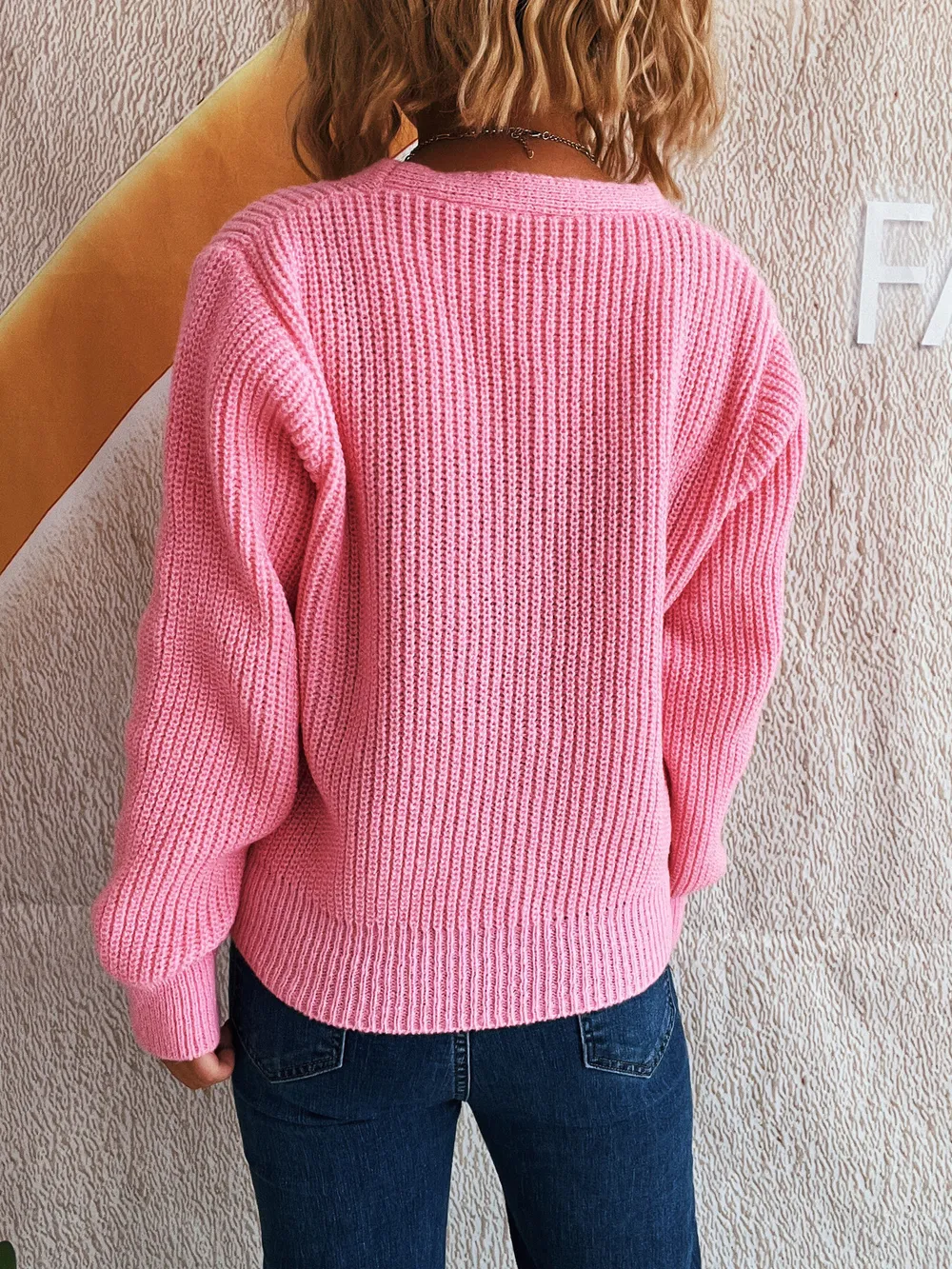Flower V-Neck Button Up Cardigan, image 13