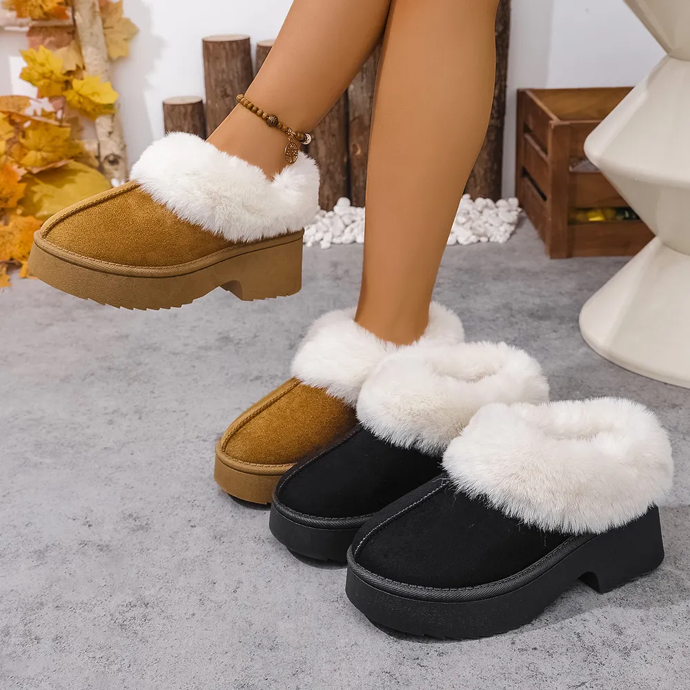Cozy Fur-Lined Winter Platform Boots, image 2